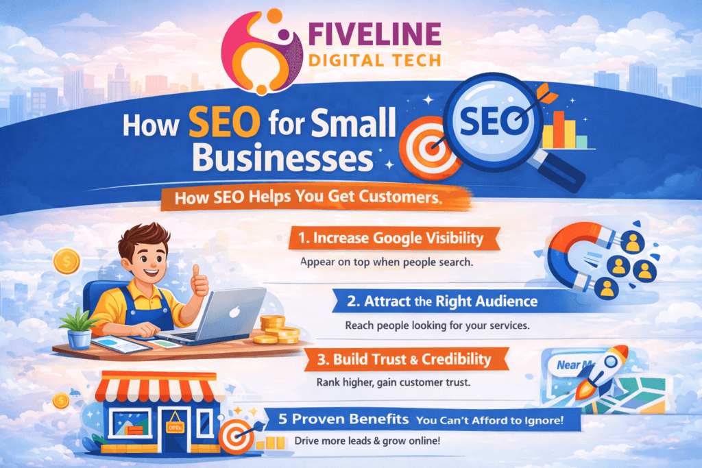 how SEO helps get customers – Fiveline Digital Tech