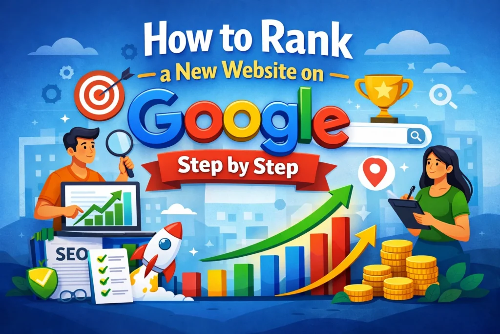 how to rank new website on Google for beginners