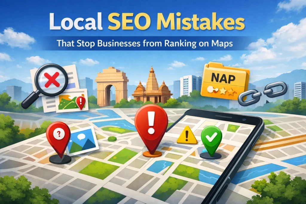 Local SEO mistakes affecting Google Maps rankings